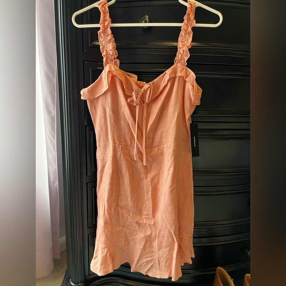 Lulus light pink mini sundress. Size small.